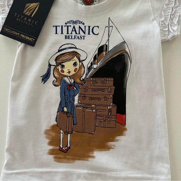Titanic Belfast Baby Girl 12-24 Months Top Shirt NWT - Picture 2 of 6
